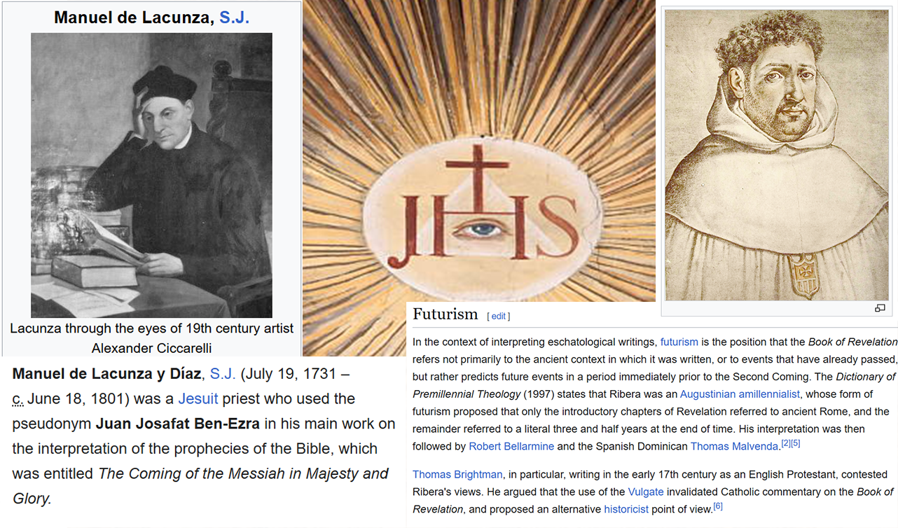 Fransisco Ribera SJ and Manuel Lacunza SJ, The Fathers of Modern Dispensationalism