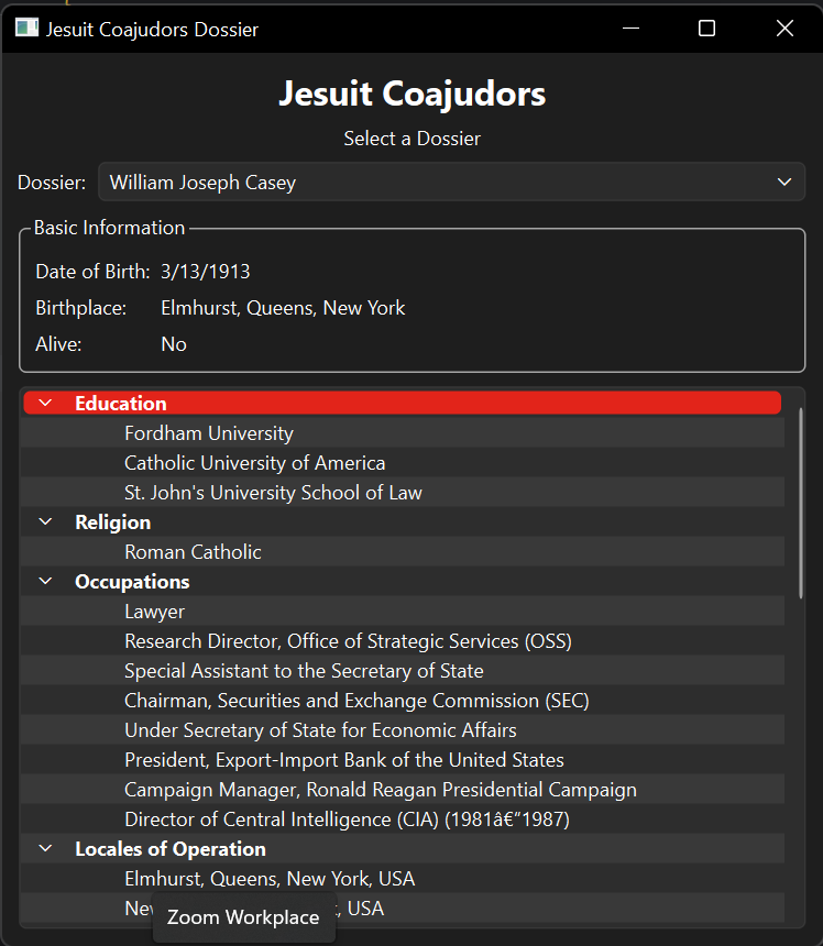 Jesuit Coajudors Program